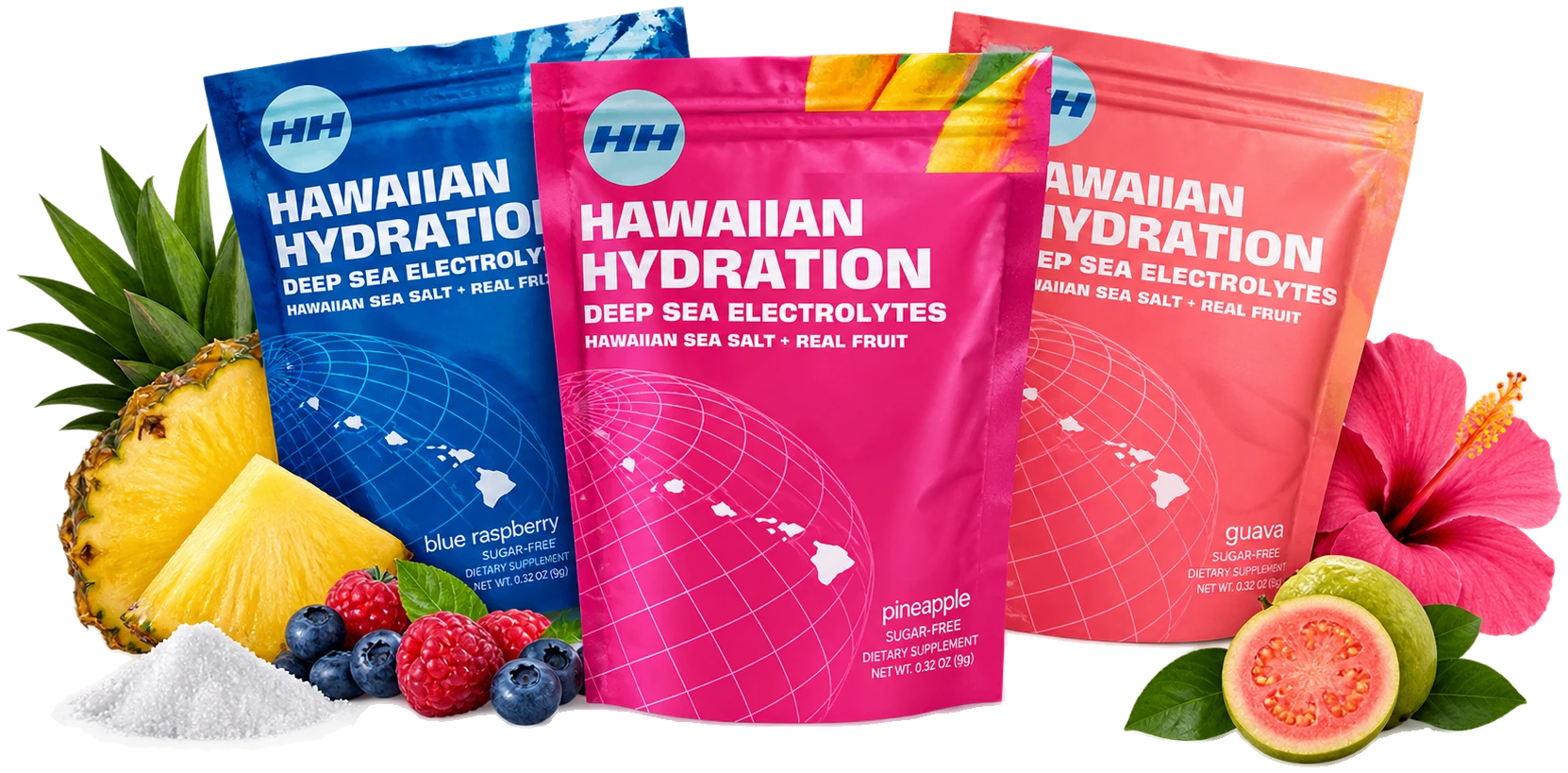 Hawaiian Hydration electrolyte packs